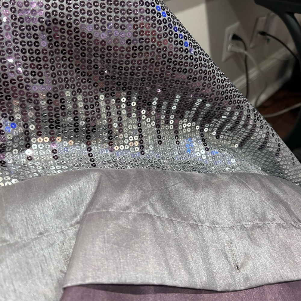 Silver Sequin Fabric